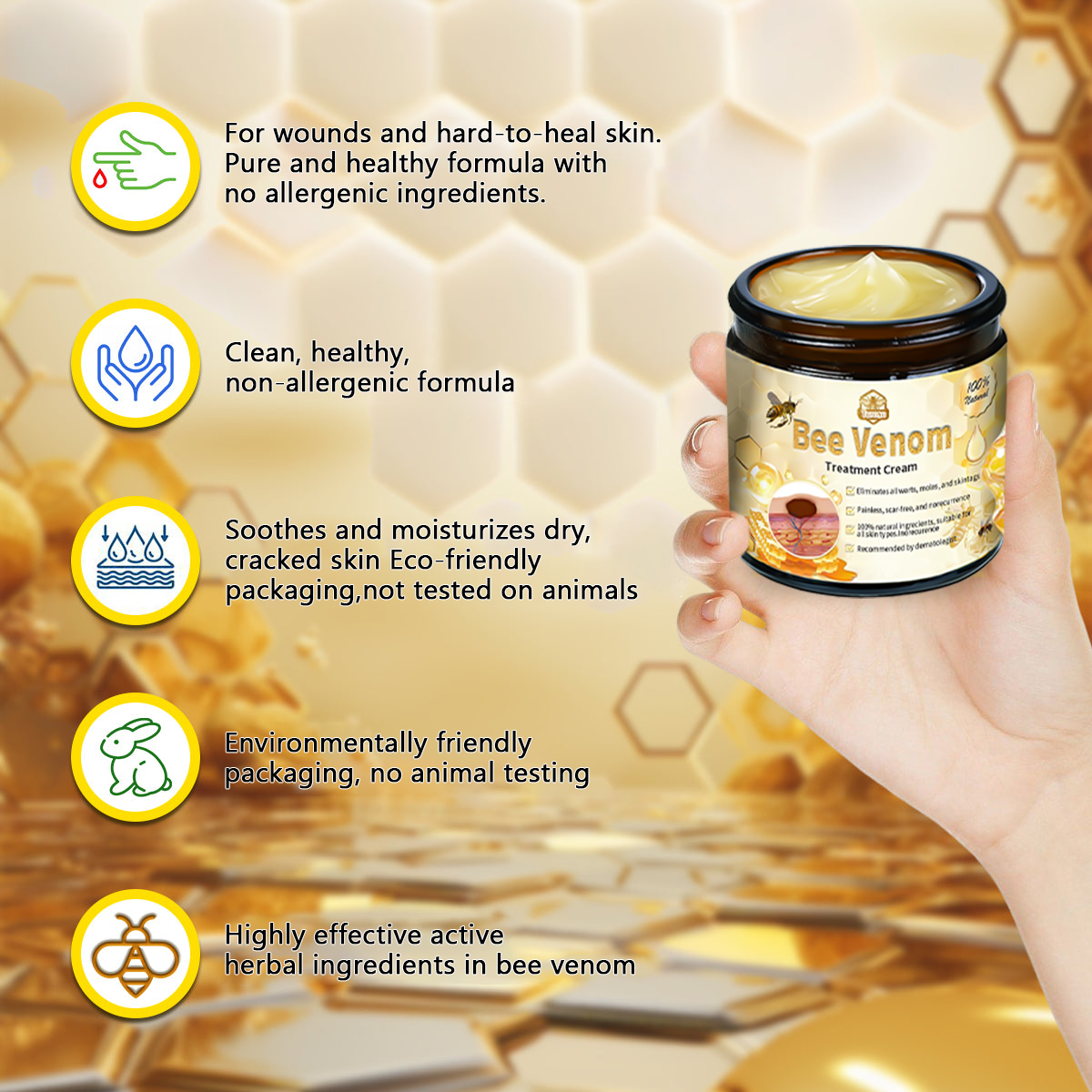 ๐๐๐๐ข๐๐๐๐ขโข Bee Venom Skin Treatment Cream๏ผ๐ด๐ด๐ท ๐
๐๐๐๐๐๐๐๐๐๐๏ผ๐