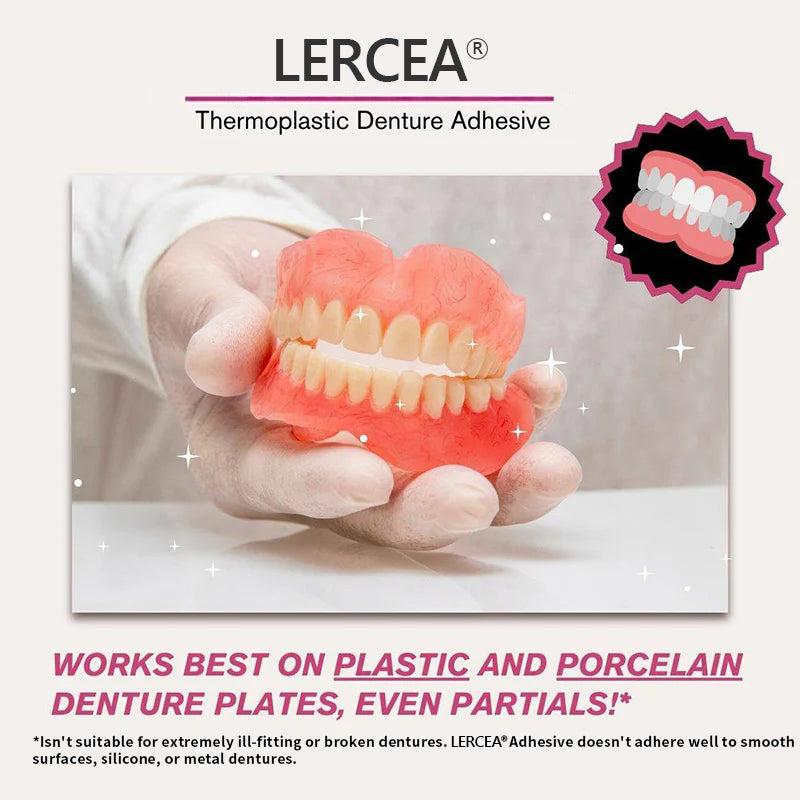 ⭐[Official Brand Store]⭐LERCEA® Thermoplastic Denture Adhesive (✨BUY 3 GET 2 FREE🎁)