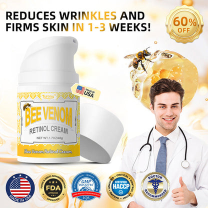 Bee Venom Retinol Skin Salve Ointment 🐝𝐀𝐀𝐃 𝐑𝐄𝐂𝐎𝐌𝐌𝐄𝐍𝐃𝐒(🔥55% Off for a Limited Time!)