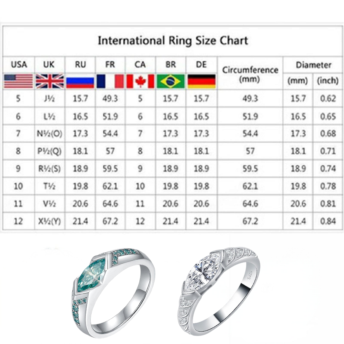 (🎅Christmas 🎄Limited Time Discount 80% Last Day 🎁)🔥CZTICLE Magnetology Moissanite Diamond Ring💖