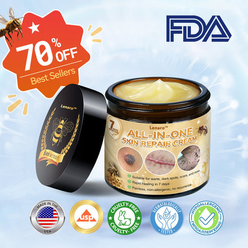 [Official Brand Store] ✅ Lenaro™ Bee Venom All-in-One Cream US Dermatologist Approved (👩‍⚕️ American Academy of Dermatology 2025 Specially Recommended Product) 🎉