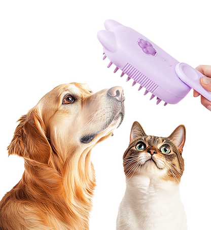 👑Last Day Promotion 49% OFF👑Spray defur comb with No-Rinse shampoo for Pet Bathing