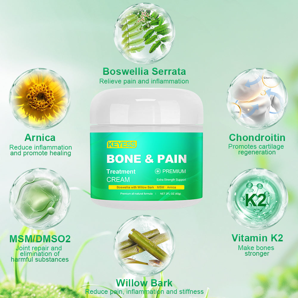 KEYESS® Organic Boswellia Bone&Pain Treatment Cream🍀𝐒𝐩𝐞𝐜𝐢𝐚𝐥𝐢𝐳𝐢𝐧𝐠 𝐢𝐧 𝐨𝐫𝐭𝐡𝐨𝐩𝐞𝐝𝐢𝐜 𝐜𝐨𝐧𝐝𝐢𝐭𝐢𝐨𝐧𝐬 𝐚𝐧𝐝 𝐩𝐚𝐢𝐧👩‍🔬