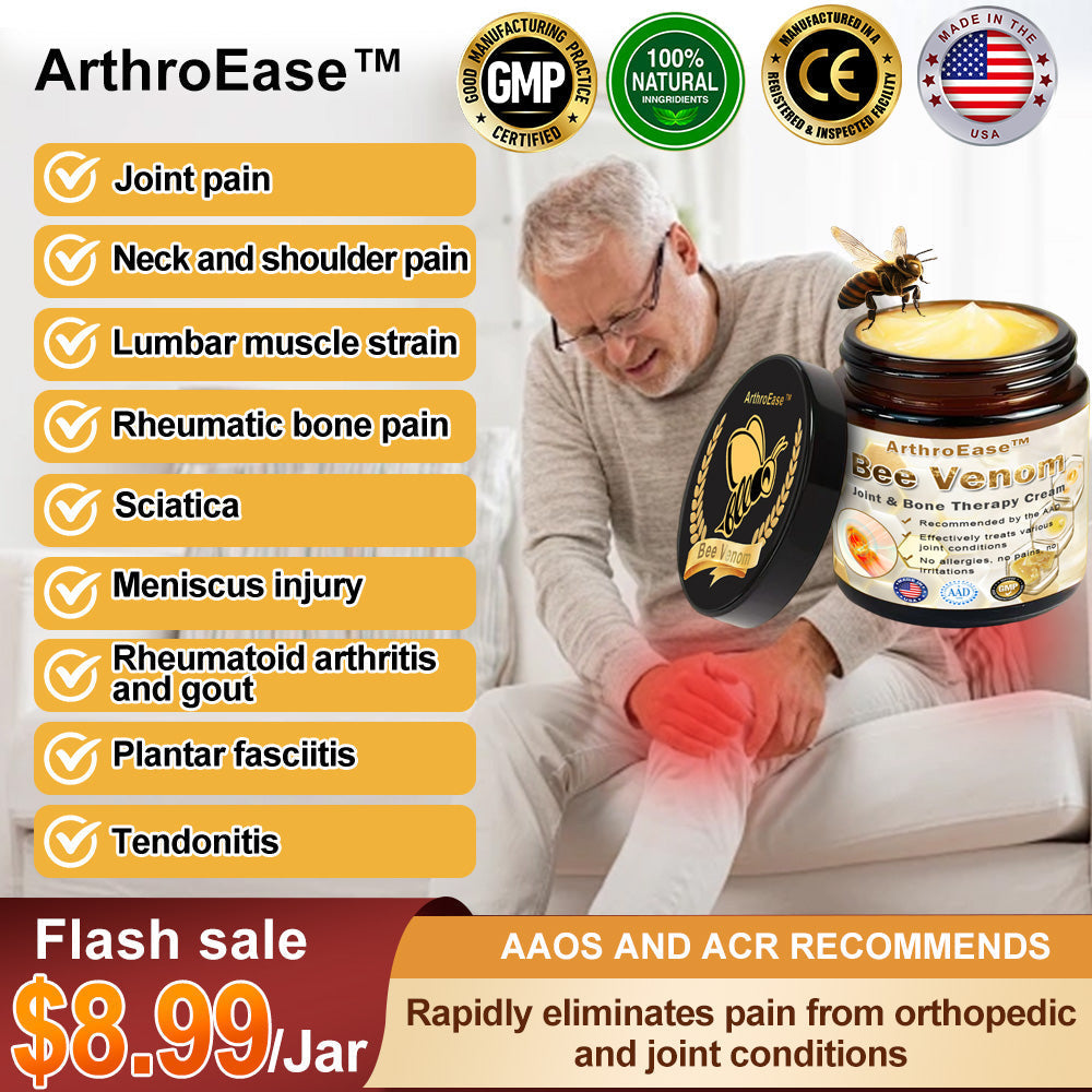 ArthroEase Bee Venom Arthritis Therapy Cream🌿(Specially for older adults & AAOS recommends)