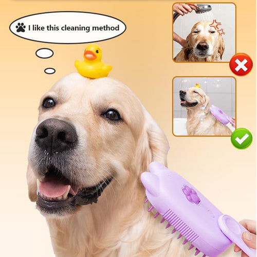 👑Last Day Promotion 49% OFF👑Spray defur comb with No-Rinse shampoo for Pet Bathing