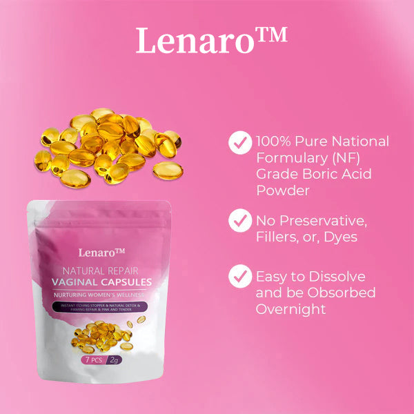 Lenaro™ Instant Itch Relief & Natural Detox & Firming Repair & Pink and Tender Natural Capsules✨