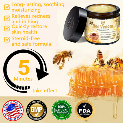 🍀🗽𝑇𝑢𝑟𝑜𝑛𝑢™ Bee Venom Skin Treatment Cream（𝐴𝐴𝐷 𝑅𝑒𝑐𝑜𝑚𝑚𝑒𝑛𝑑𝑒𝑑）🗽