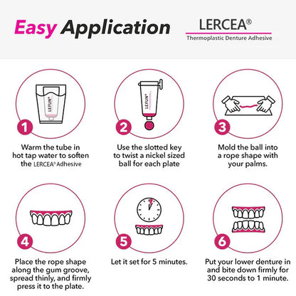 ⭐[Official Brand Store]⭐LERCEA® Thermoplastic Denture Adhesive (✨BUY 3 GET 2 FREE🎁)